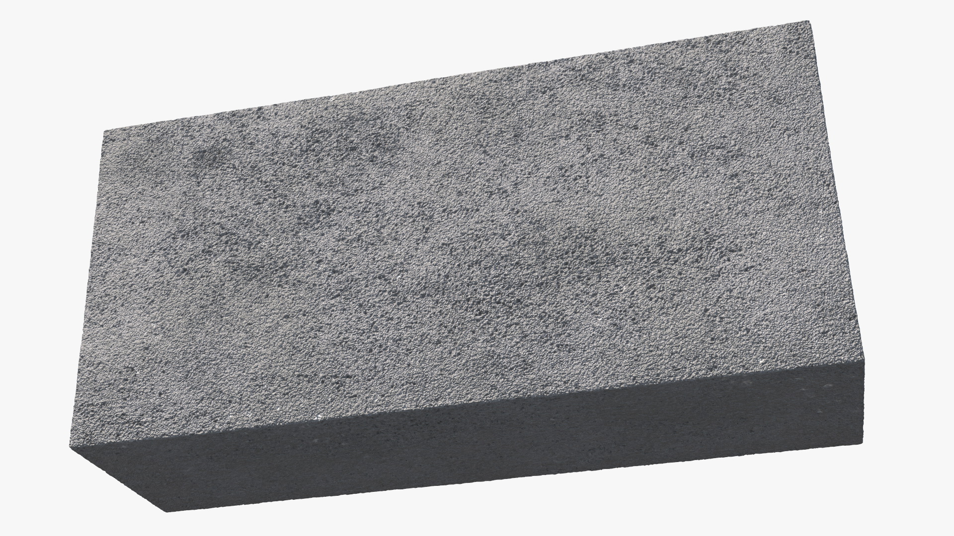 Concrete Stretcher Brick 3D model