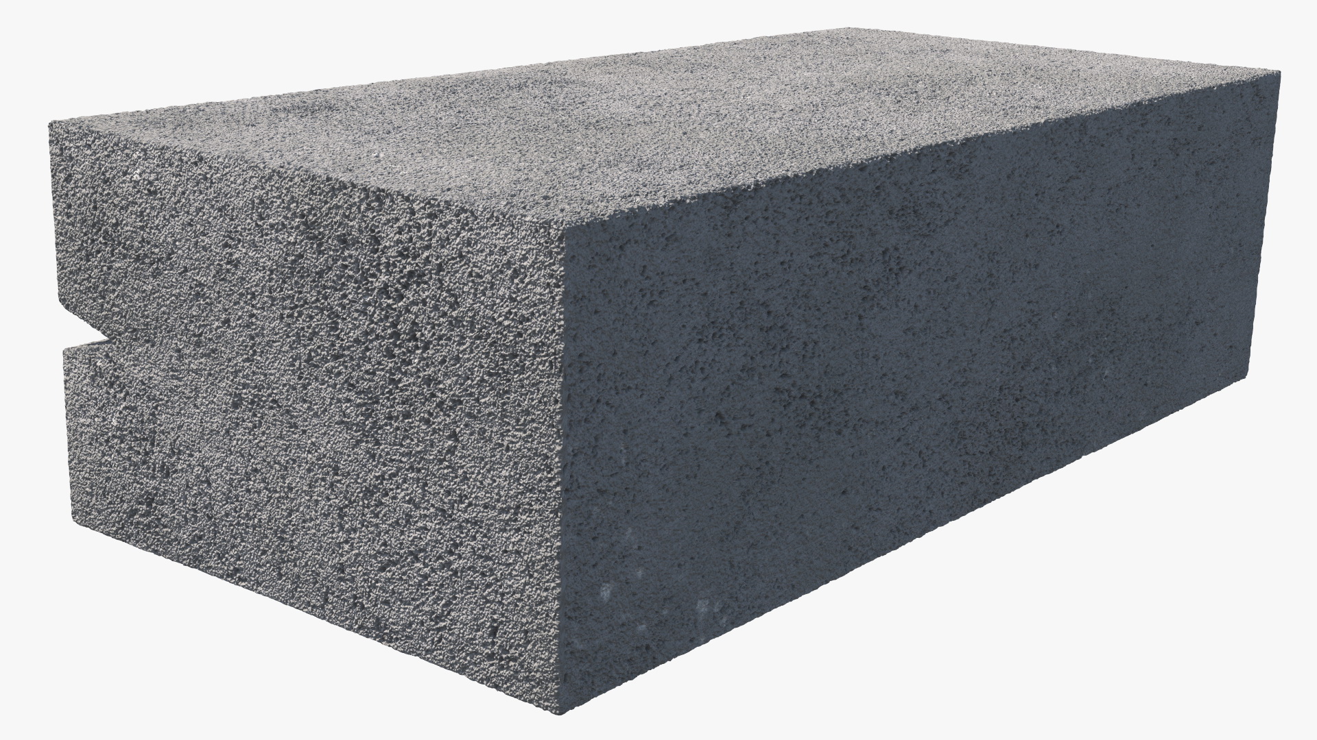 Concrete Stretcher Brick 3D model