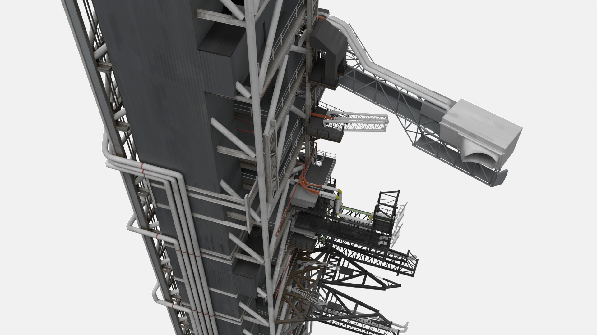 3D SLS Launch Pad 39B model