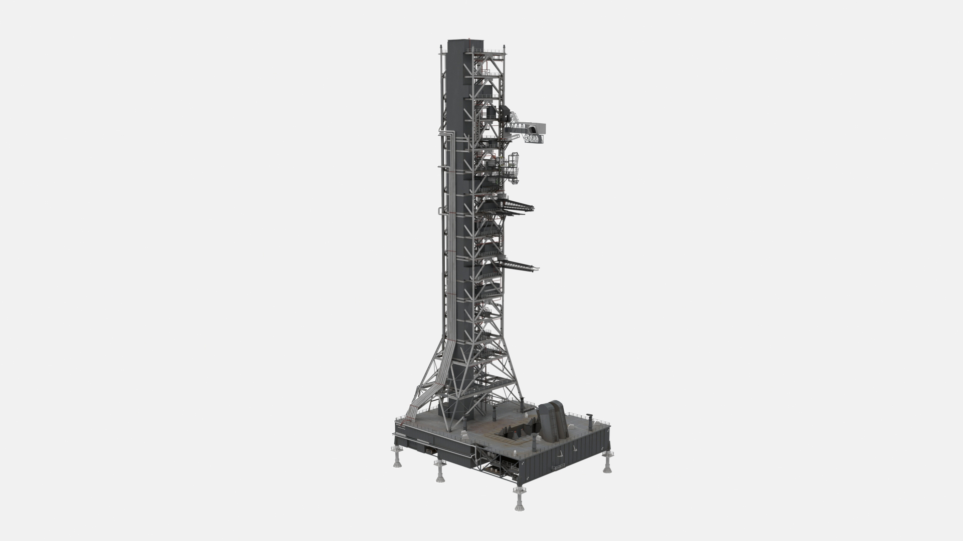 3D SLS Launch Pad 39B model