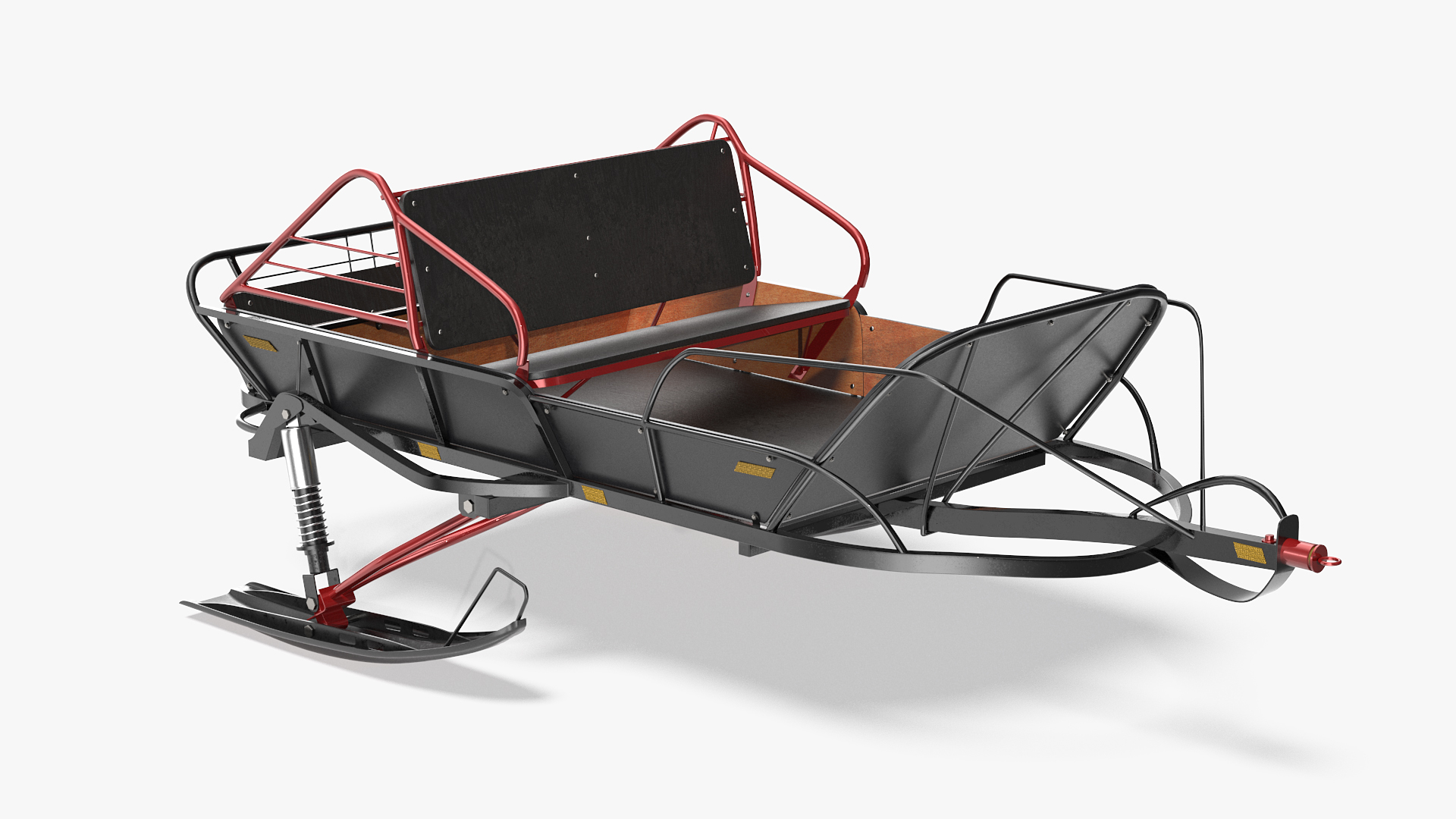 3D model Snowmobile Sled