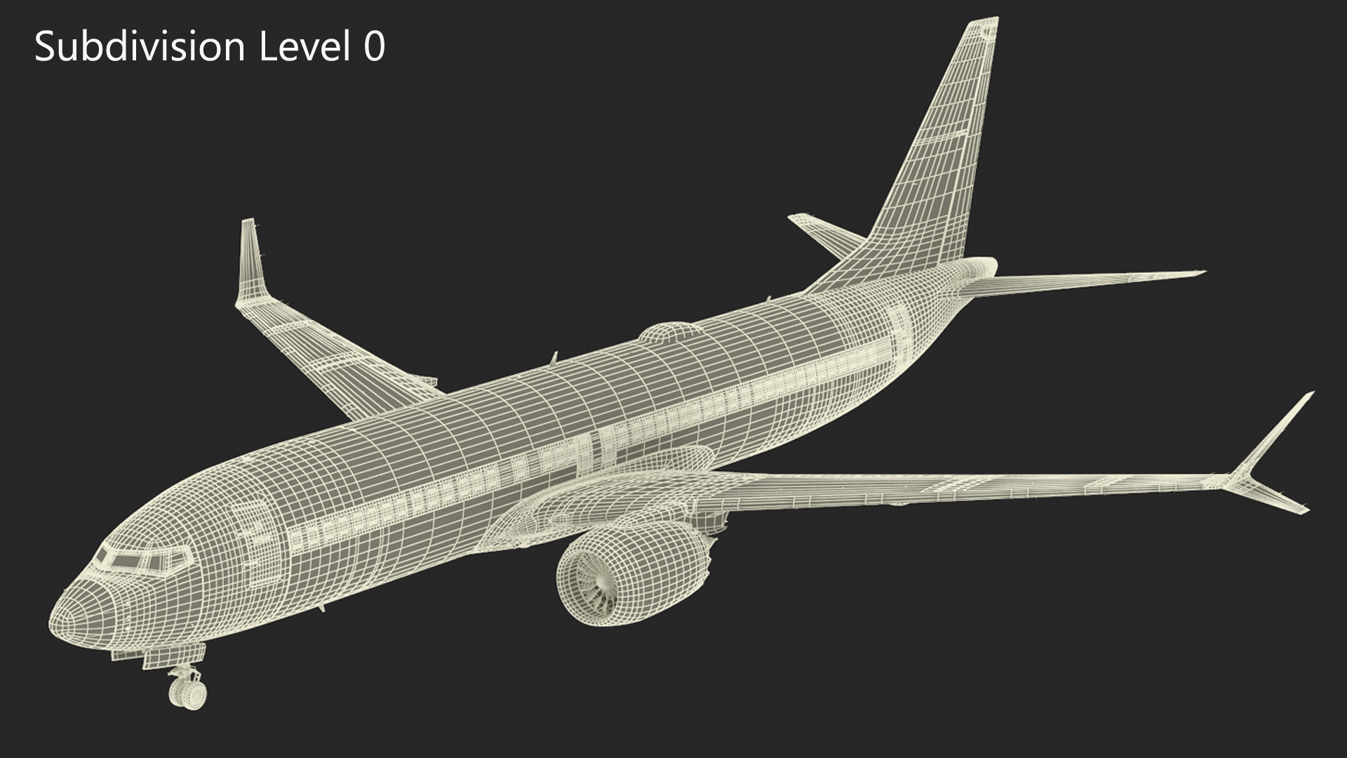 3D Southwest Airlines Boeing 737 Max 8 Rigged for Maya