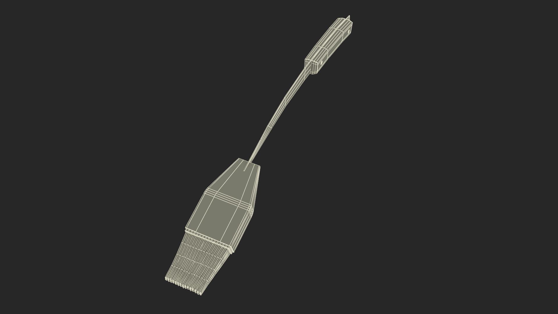 BBQ Basting Brush 3D