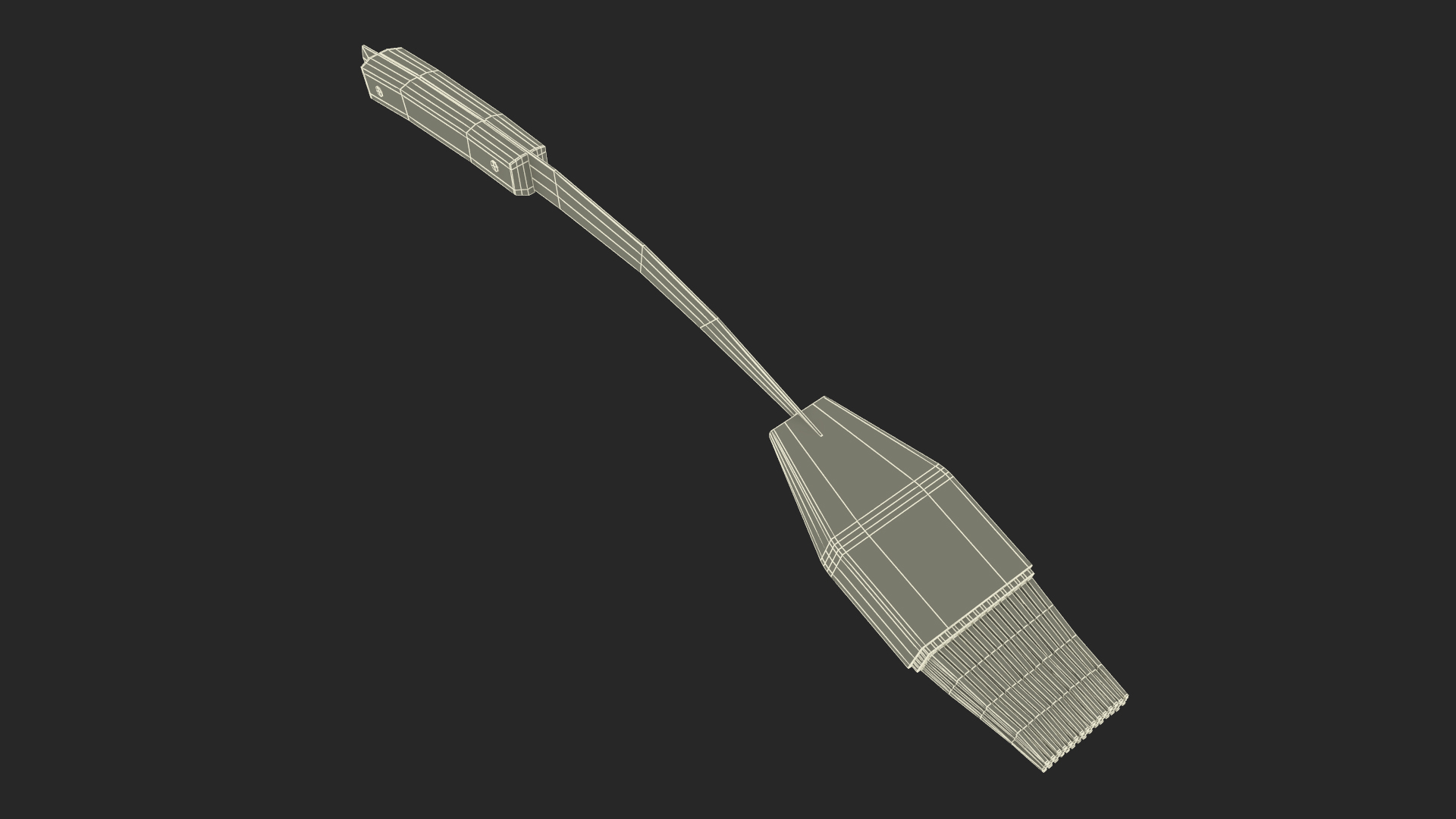 BBQ Basting Brush 3D