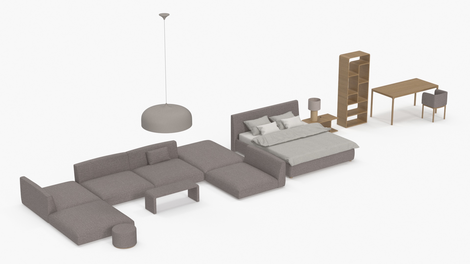 3D model Modern Furniture Set