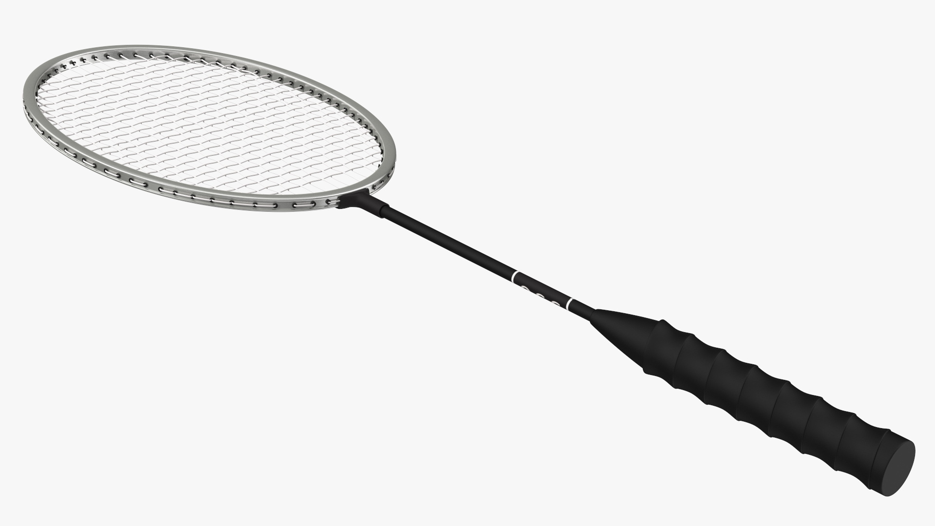 3D model Metallic Badminton Racket