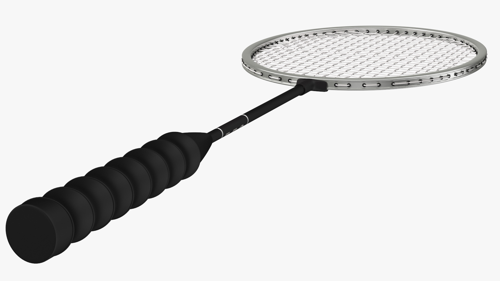 3D model Metallic Badminton Racket