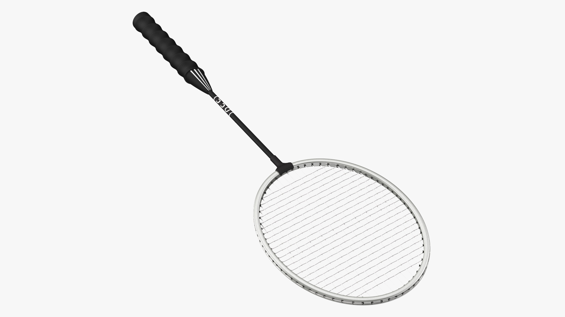 3D model Metallic Badminton Racket