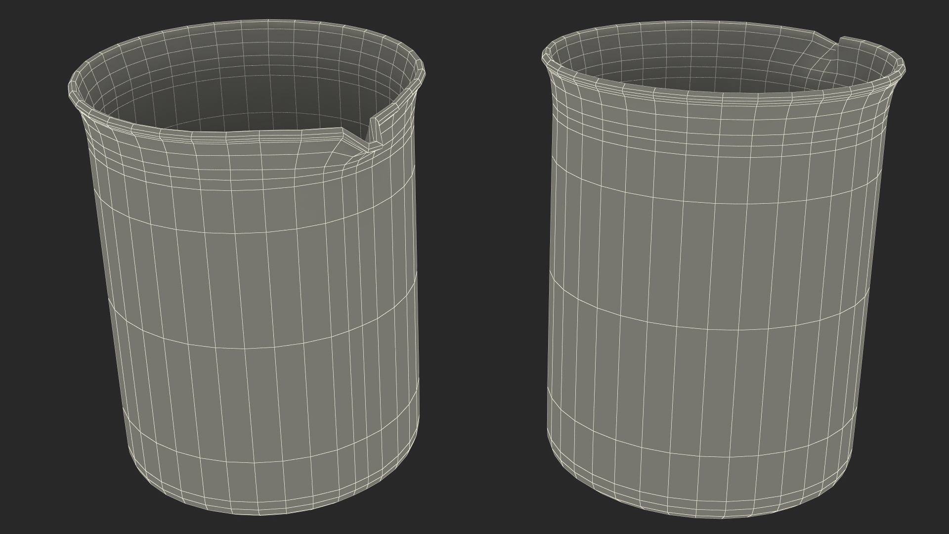 3D Heavy Duty Glass Beaker model