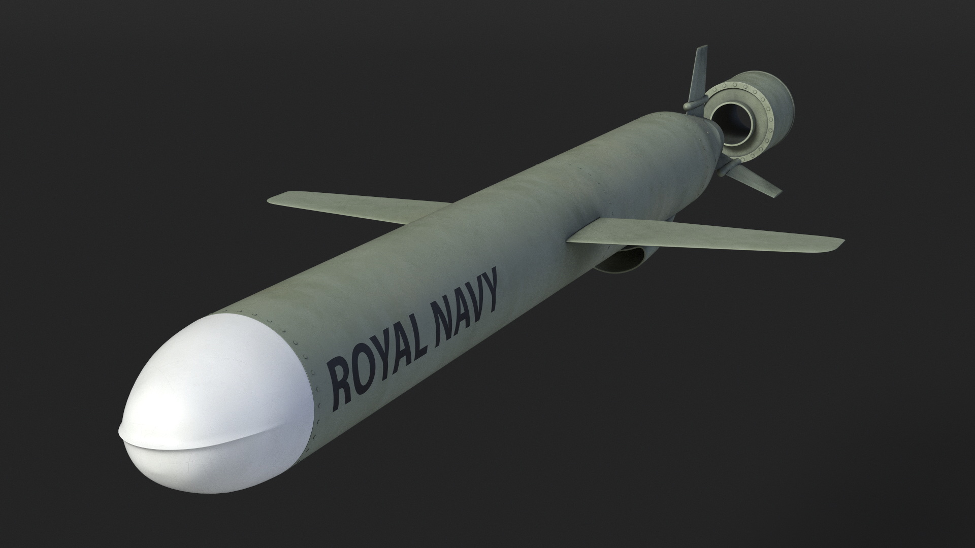 3D BGM-109 General Dynamics Tomahawk Missile