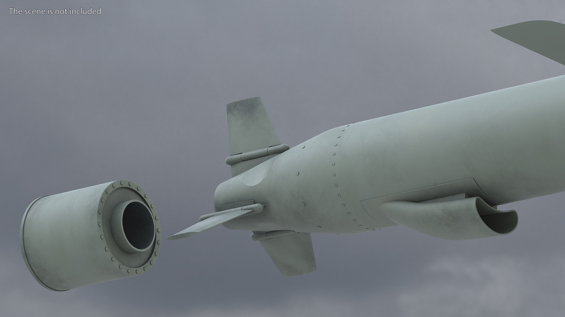 3D BGM-109 General Dynamics Tomahawk Missile