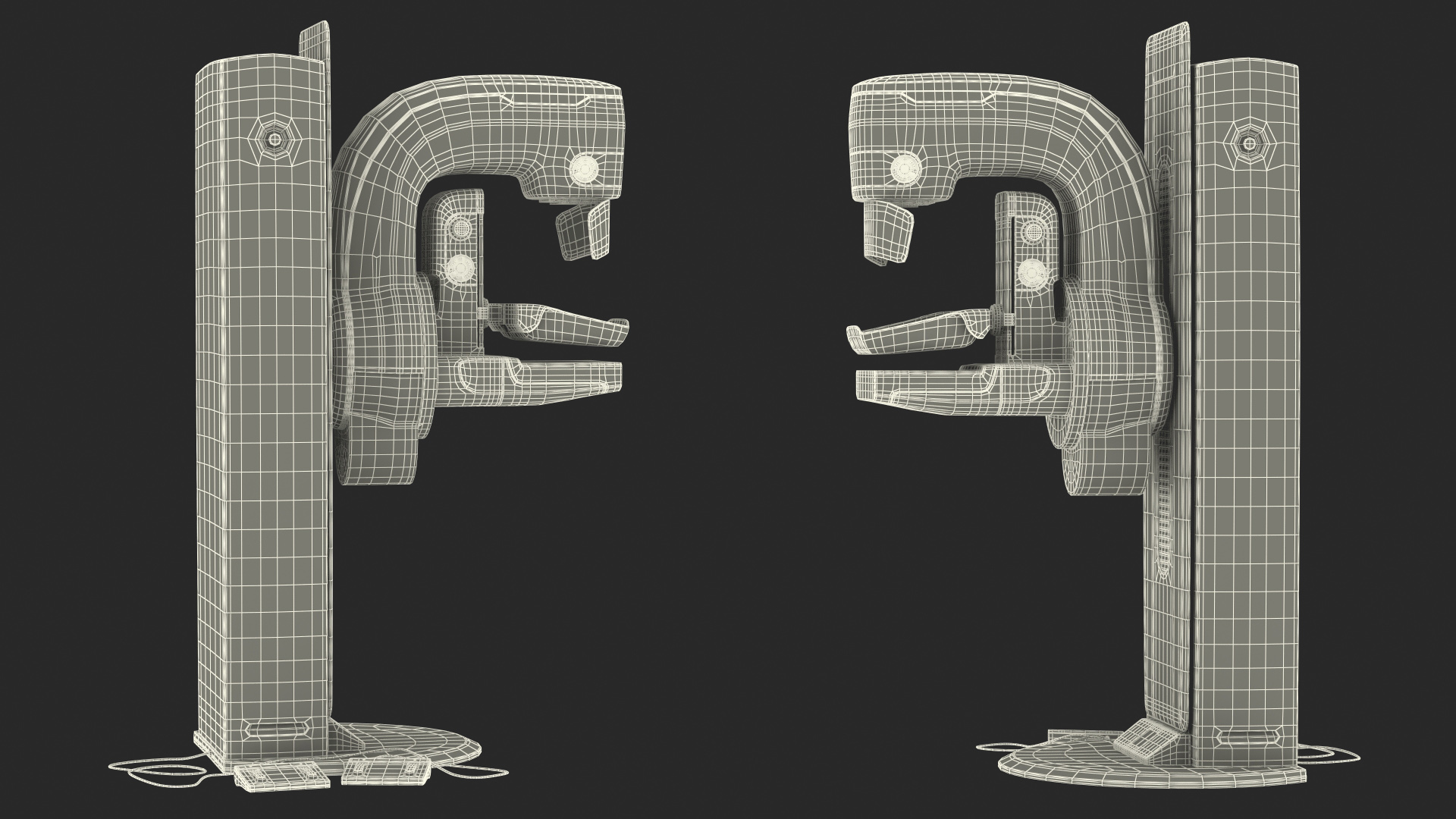 Mammograph Rigged 3D