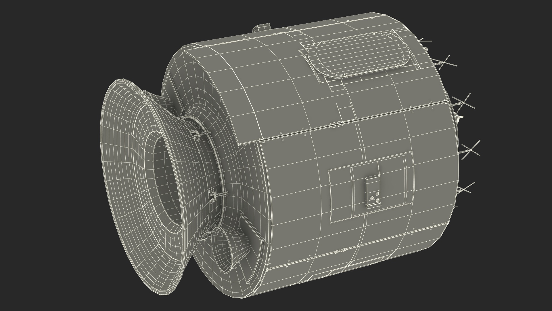 3D Meteosat Second Generation Satellite