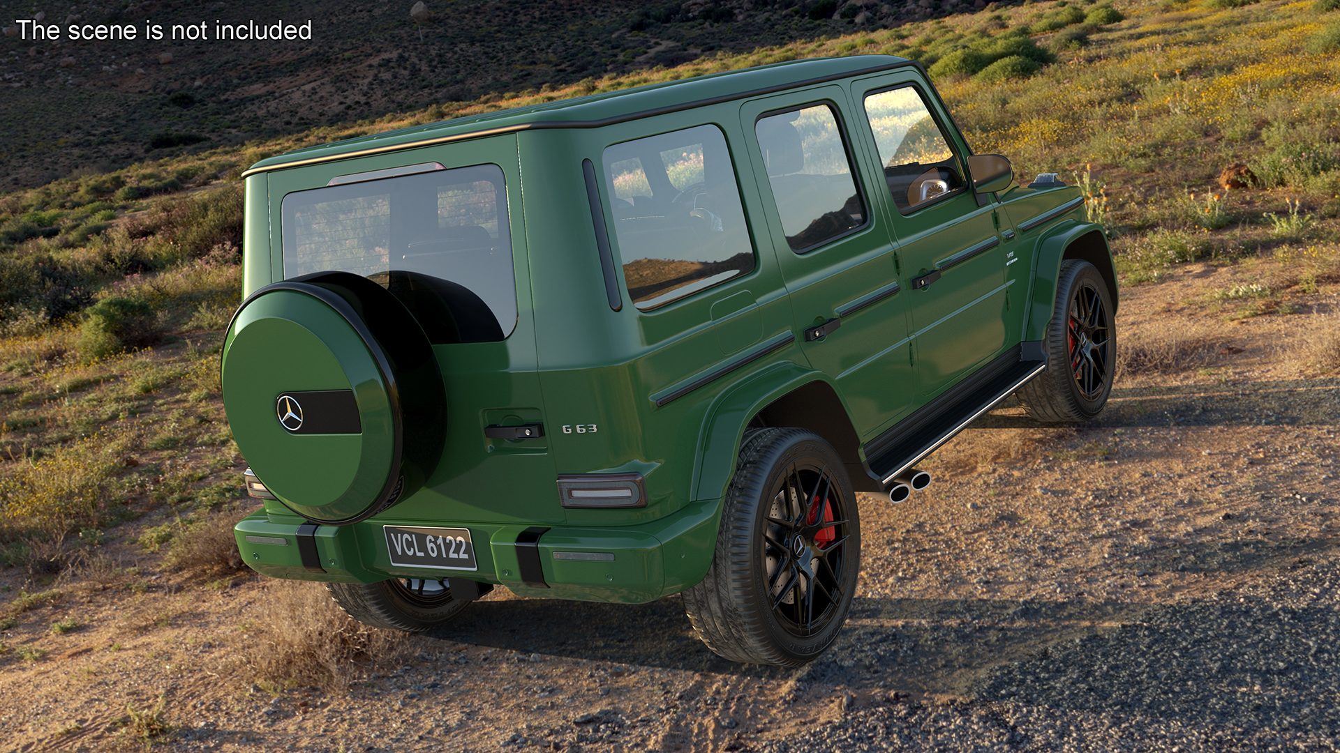 Mercedes-Benz G63 AMG Green 3D