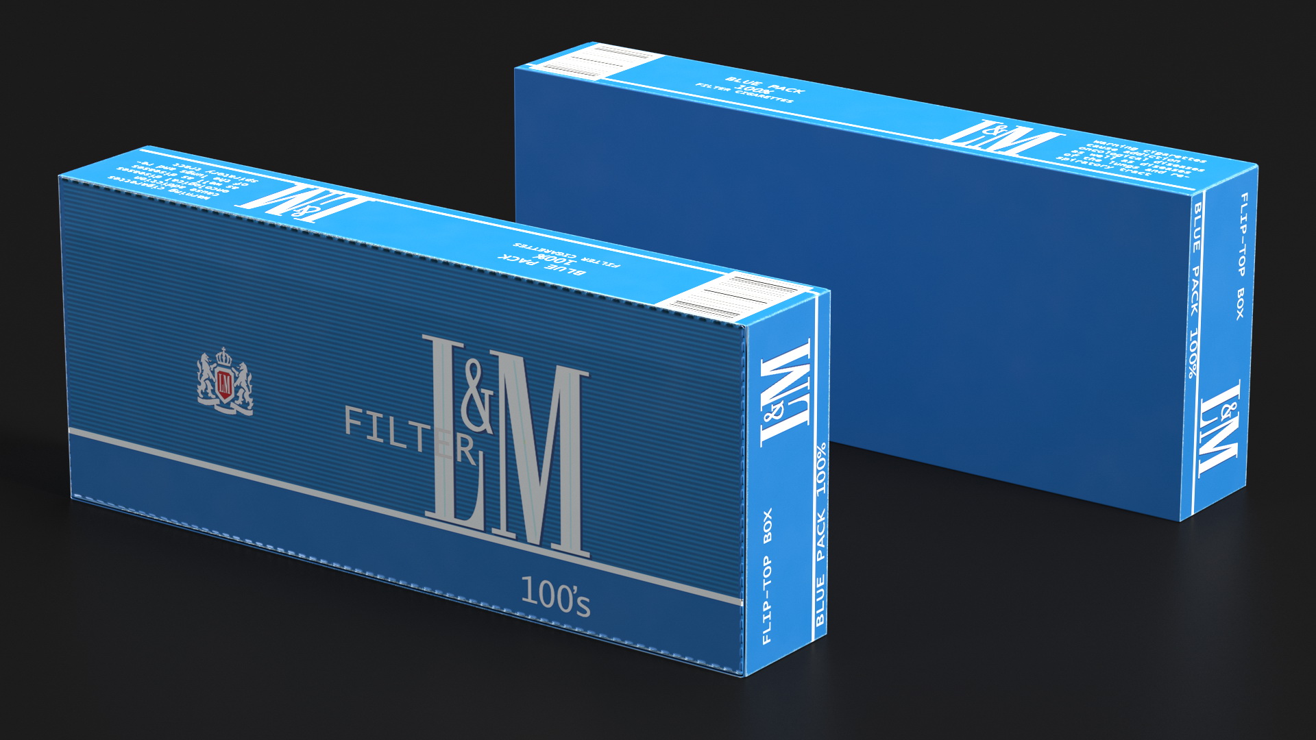 Carton Cigarettes Box LM 3D model