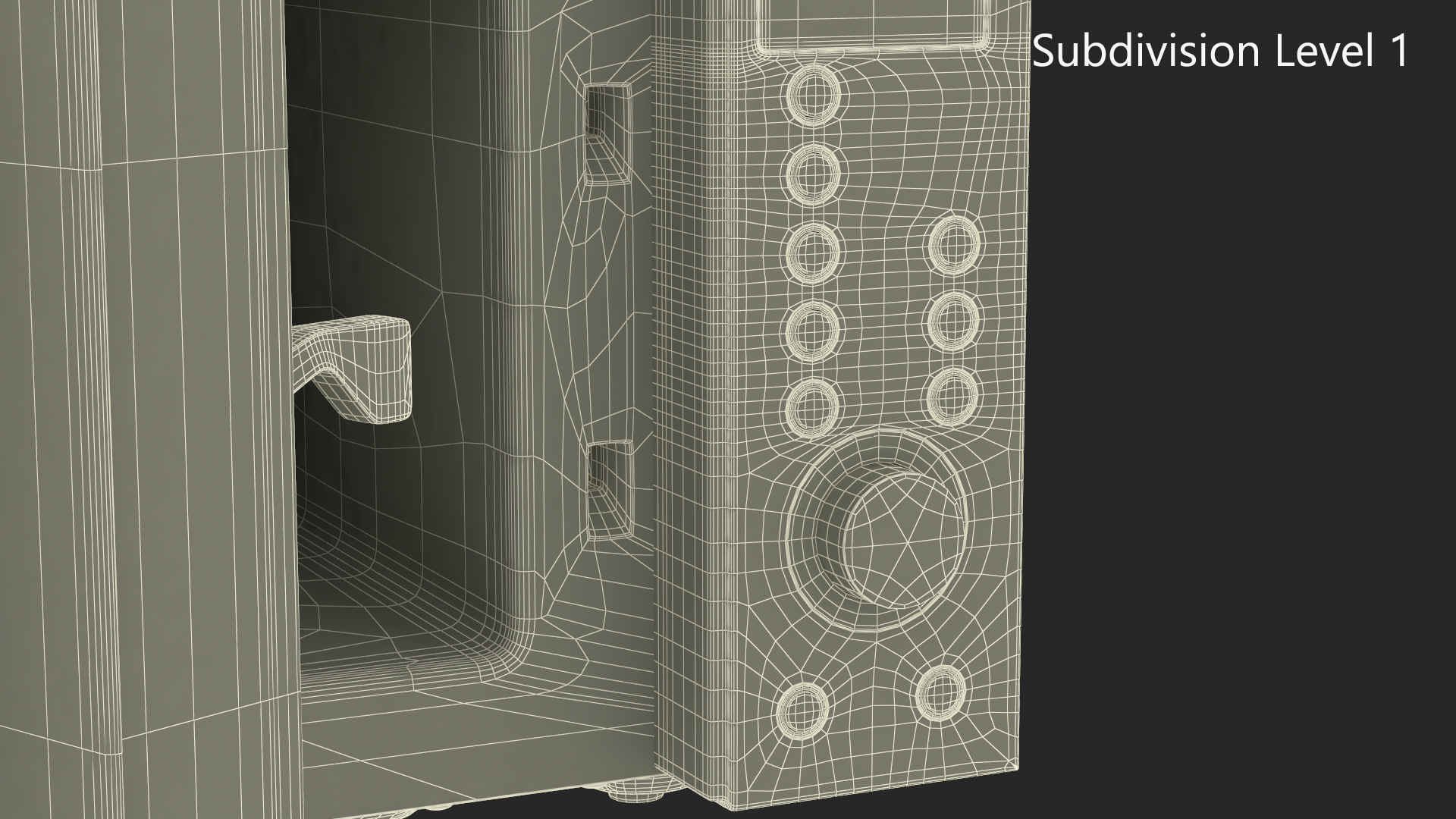 Microwave Oven with Food 3D model