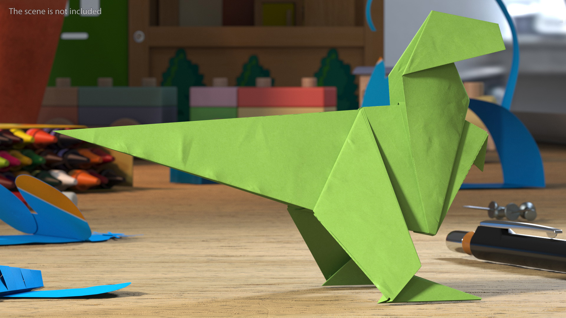 Paper Dinosaur Origami 3D