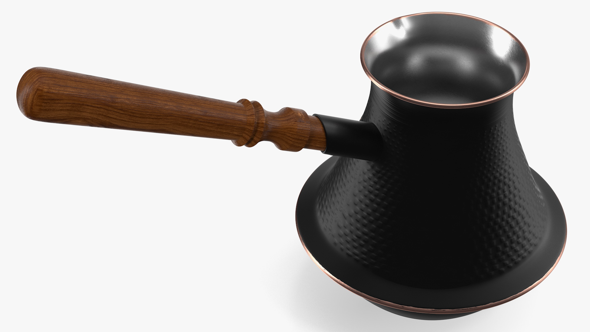 Black Turkish Coffee Pot 3D model