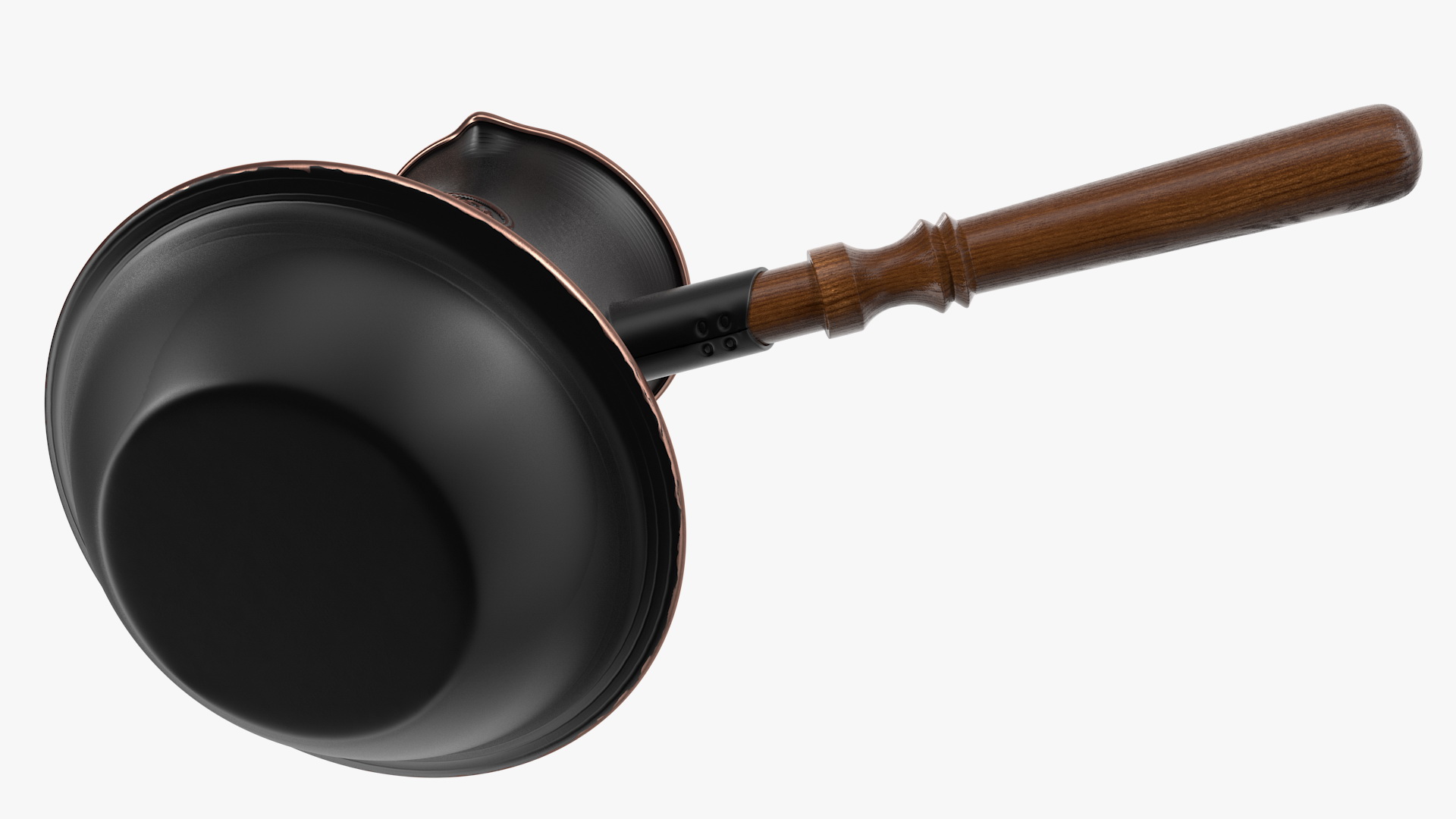 Black Turkish Coffee Pot 3D model