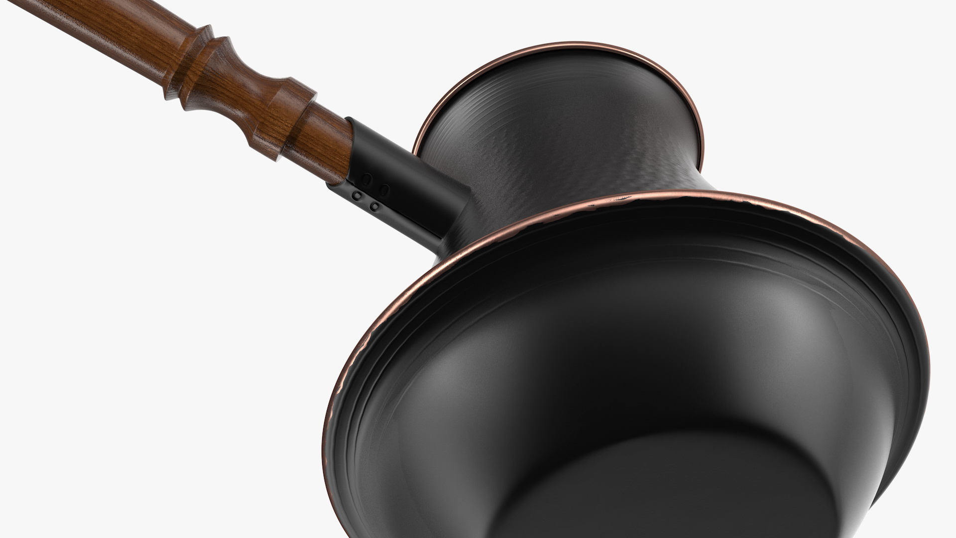 Black Turkish Coffee Pot 3D model