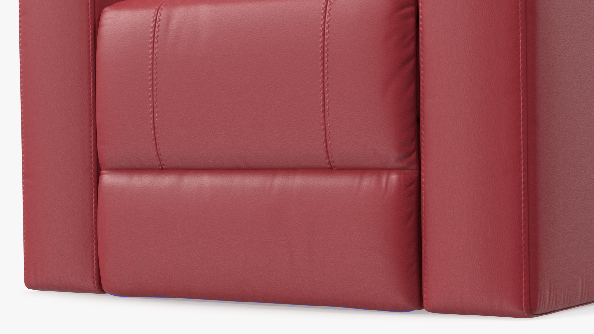 3D Valencia Home Theater Seating Red model