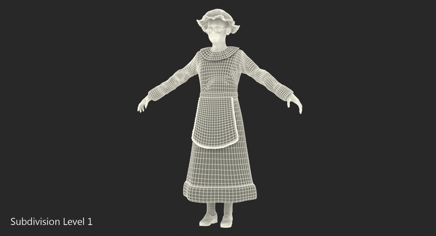 Mrs Claus 3D model