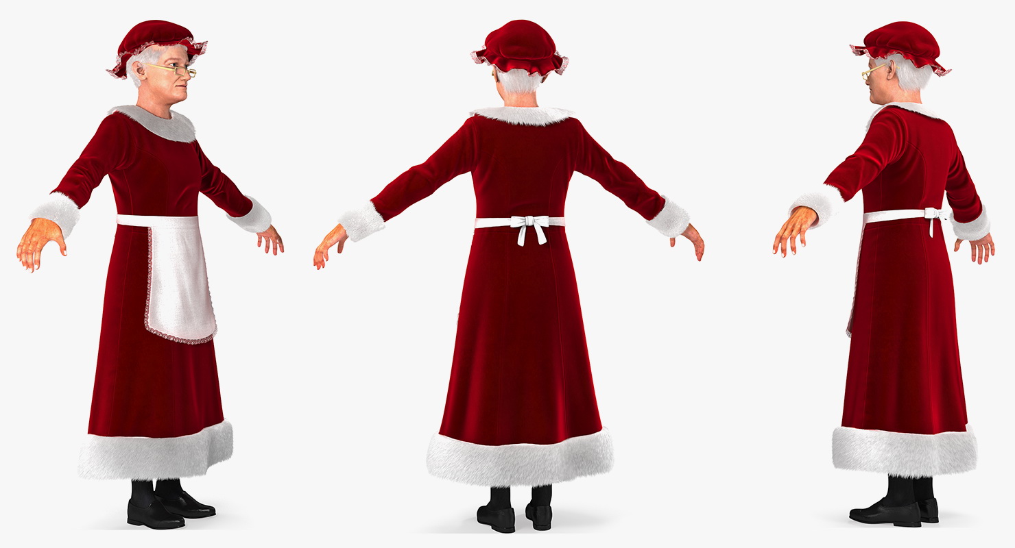 Mrs Claus 3D model