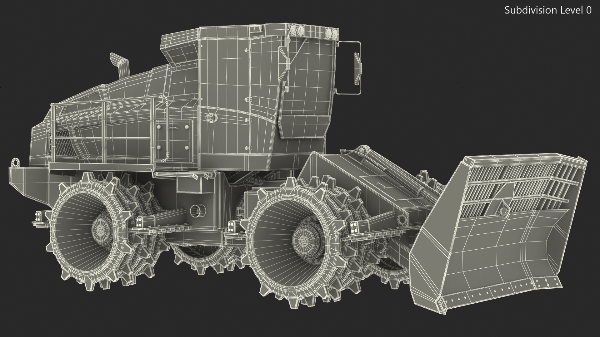 Landfill Waste Compactor 3D model