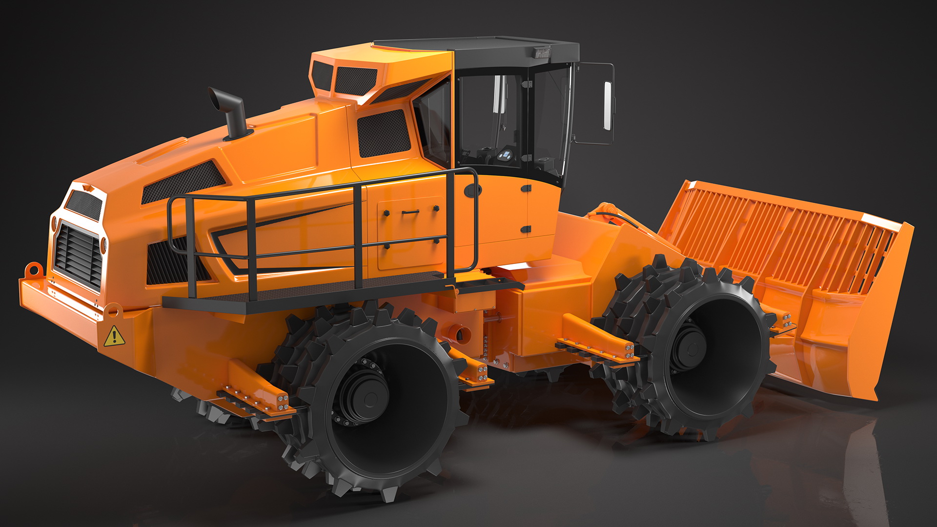 Landfill Waste Compactor 3D model