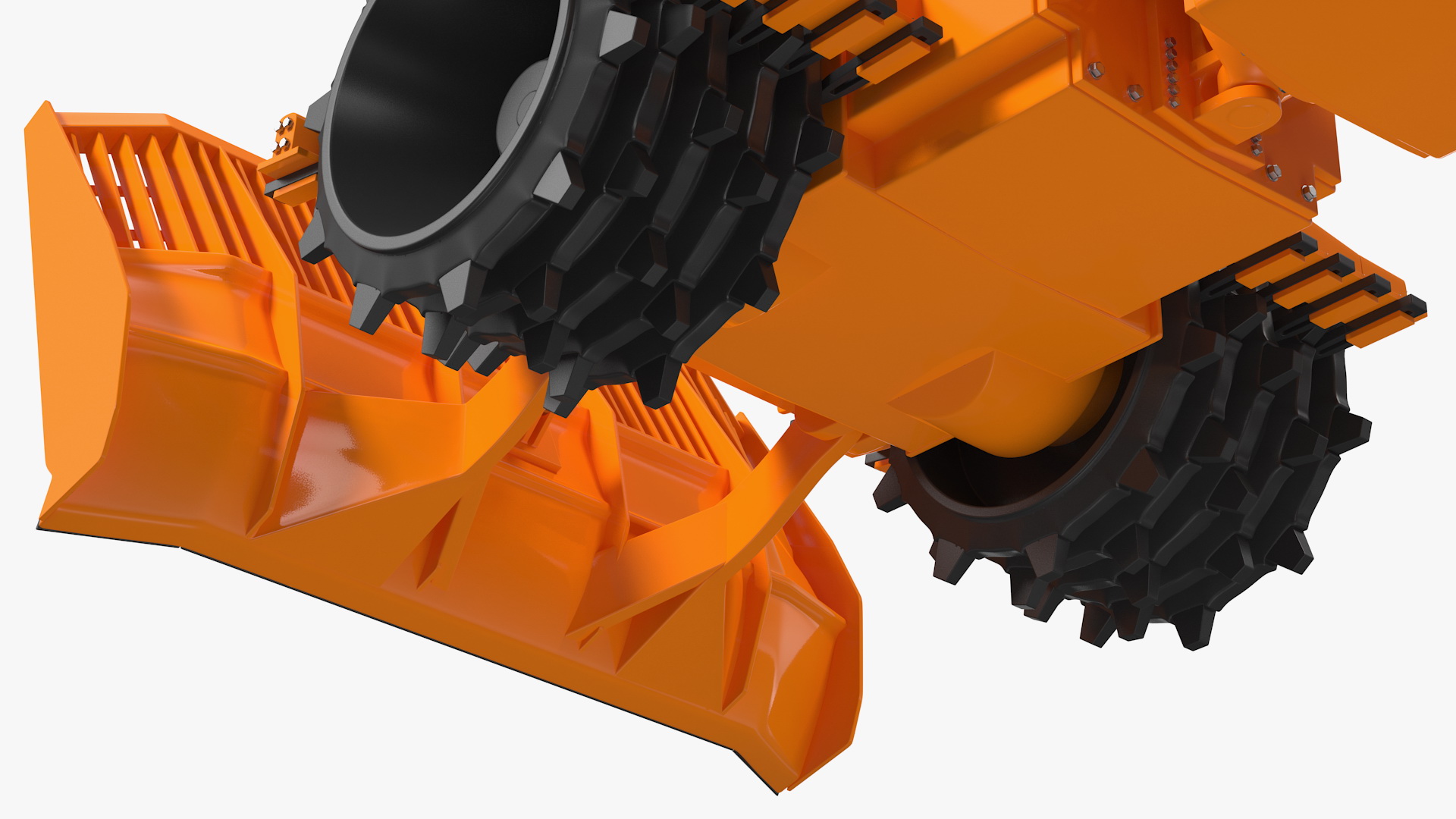 Landfill Waste Compactor 3D model