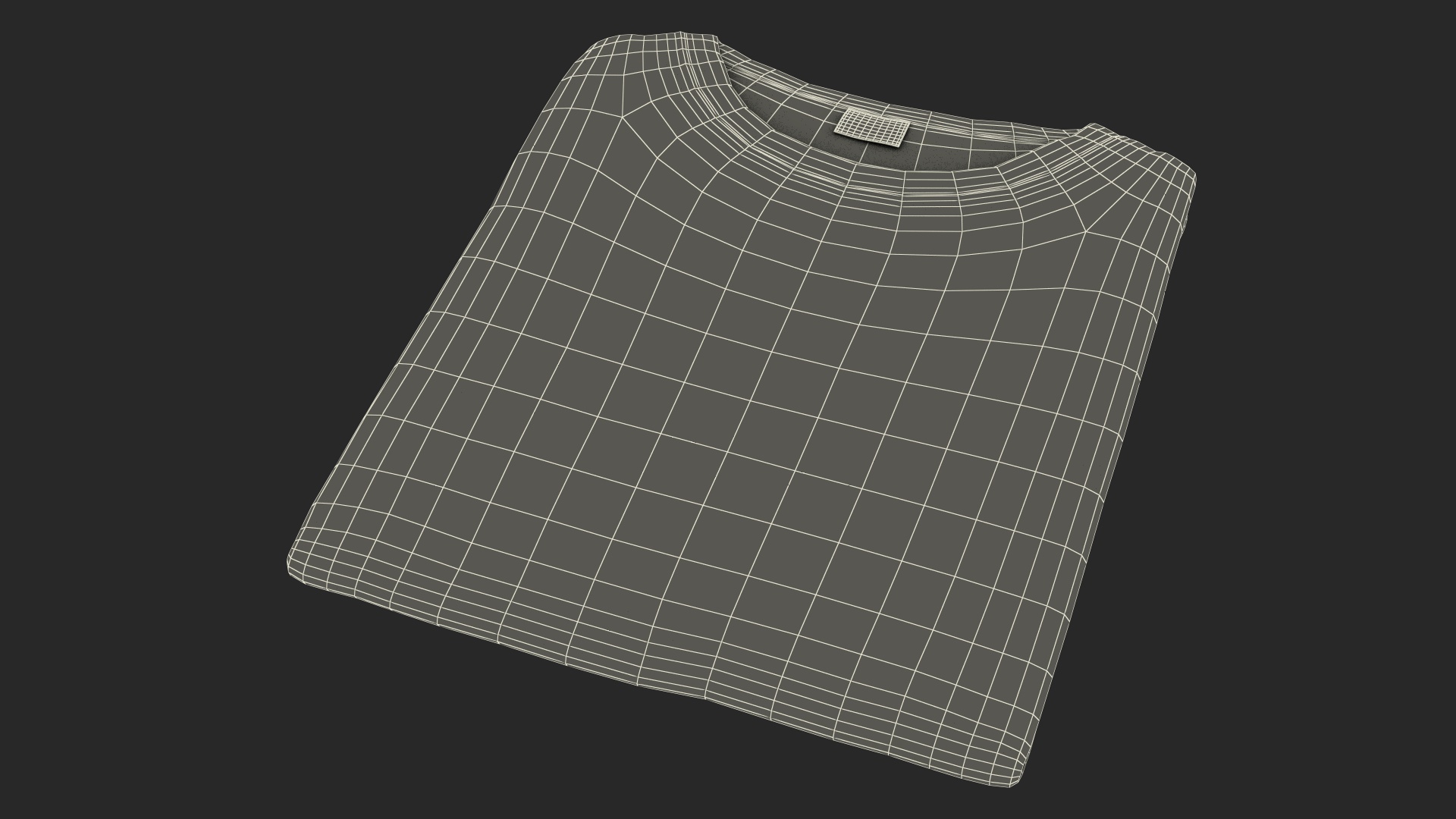 Folded T-Shirt 3D model