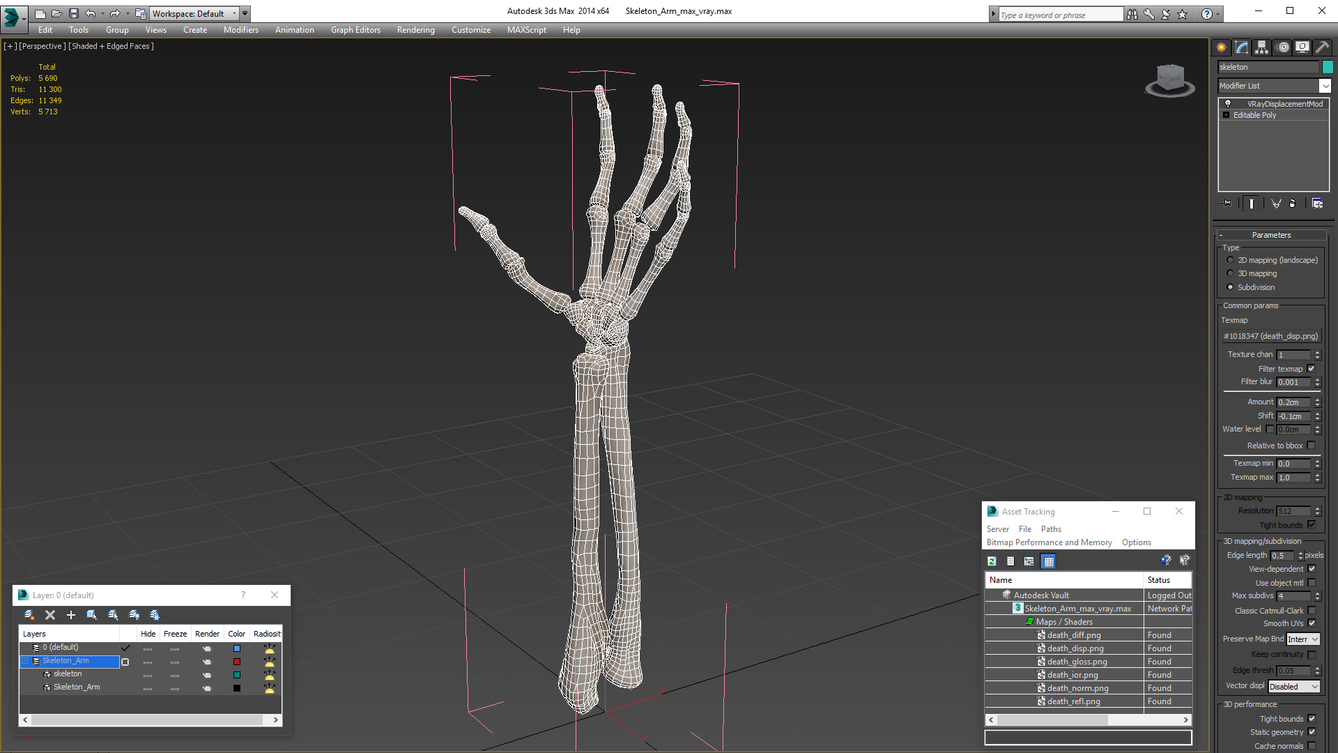 Skeleton Arm 3D