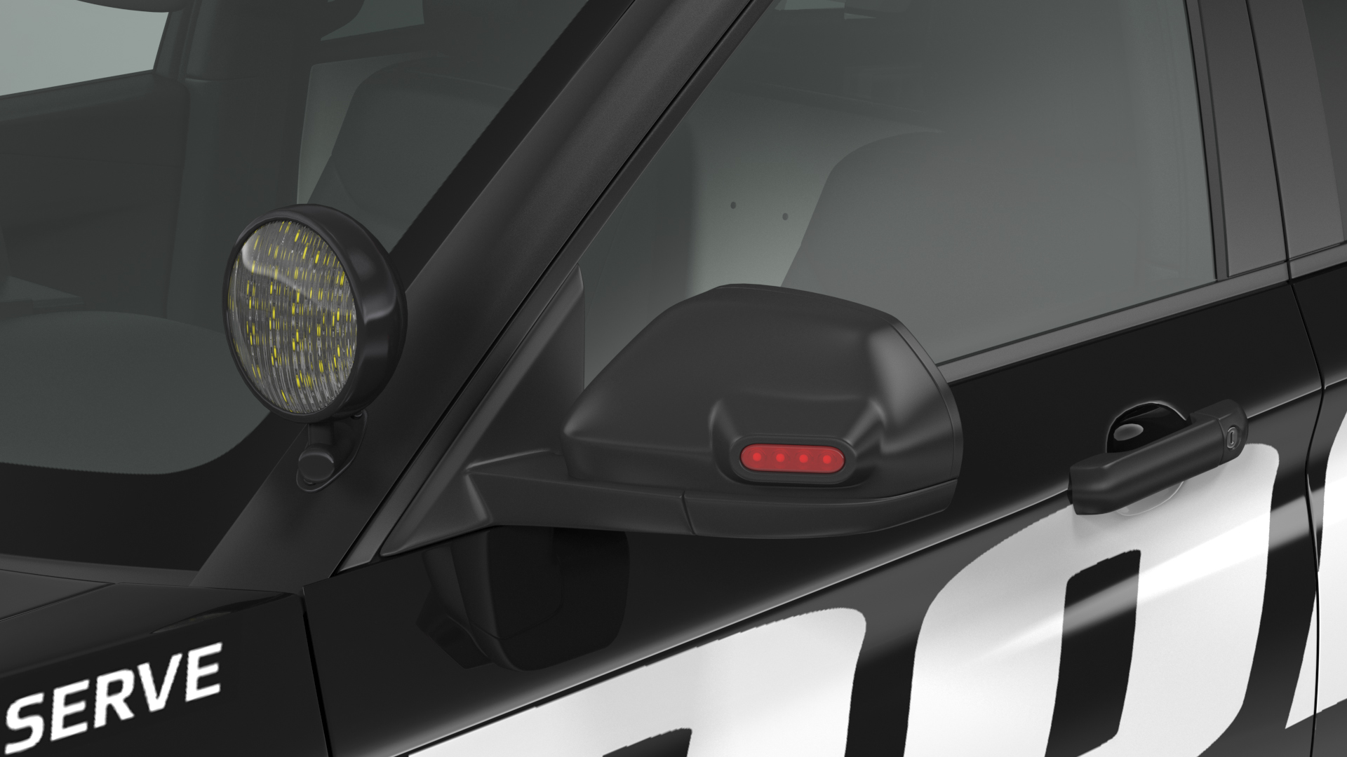 Ford Police Interceptor Utility Hybrid AWD Rigged 3D model