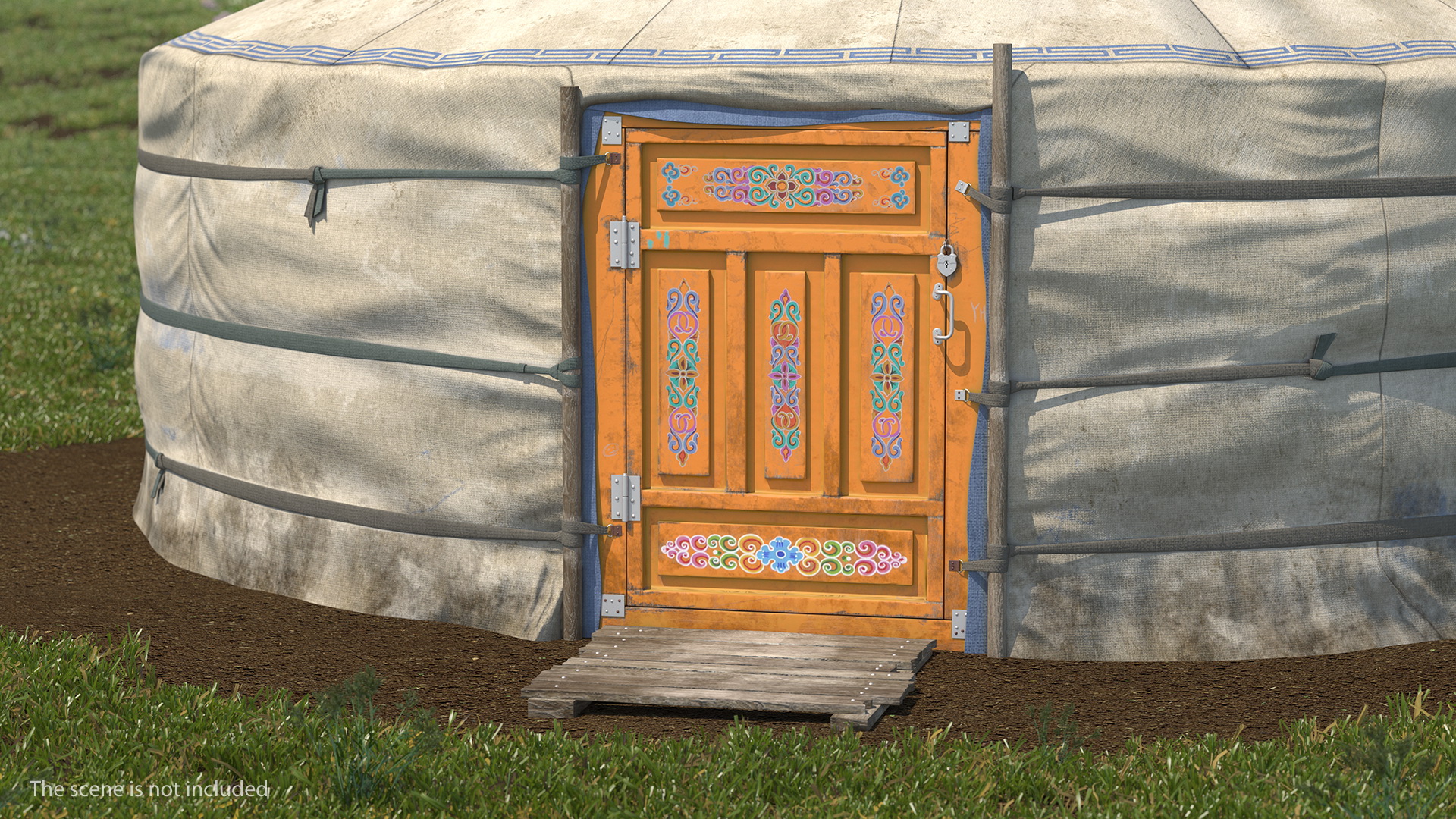 3D Traditional Mongolian Yurt