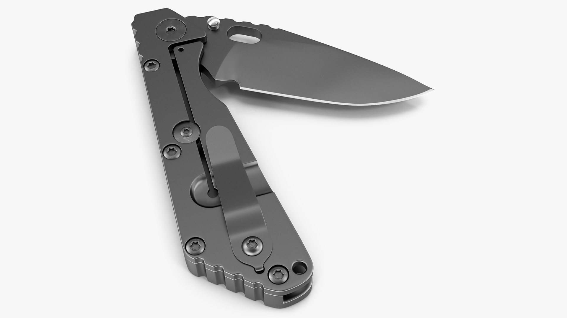 Tactical Folding Pocket Knife 3D model