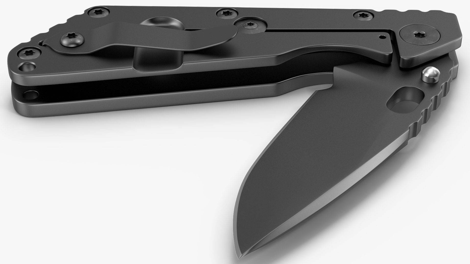 Tactical Folding Pocket Knife 3D model