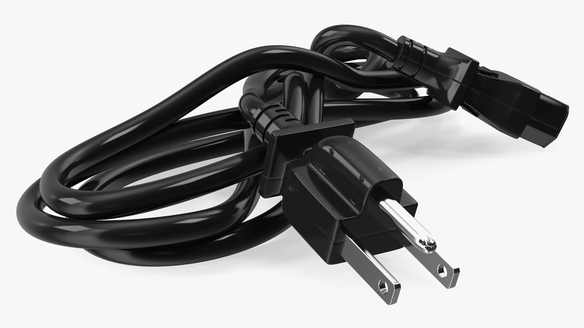 3D Power Cord with Electrical Plug