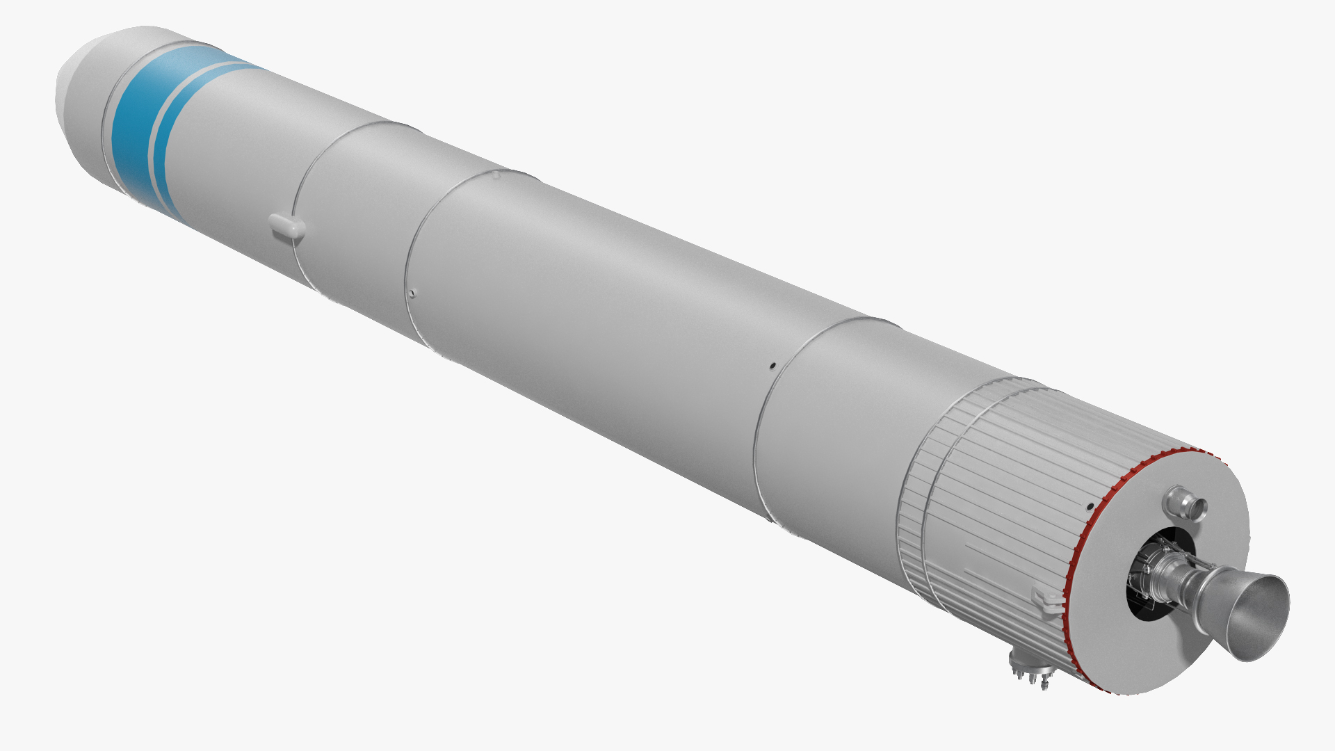 Single Stage Rocket 3D model