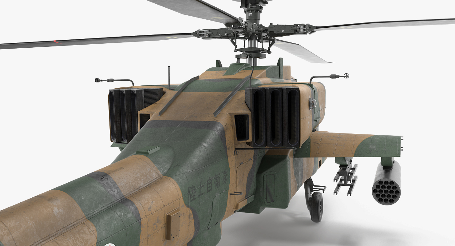 AH 64D Apache Longbow Japan 3D