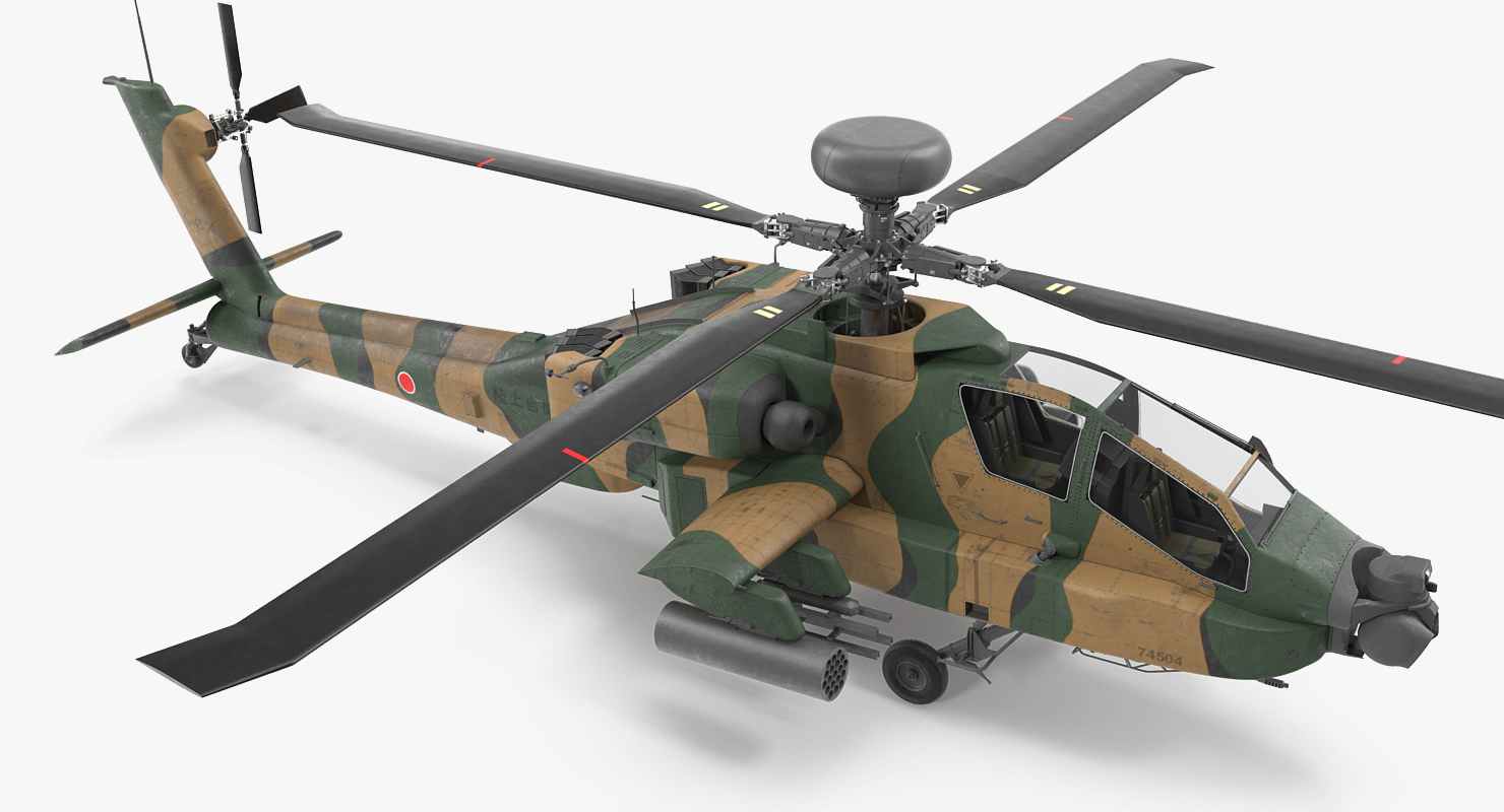 AH 64D Apache Longbow Japan 3D