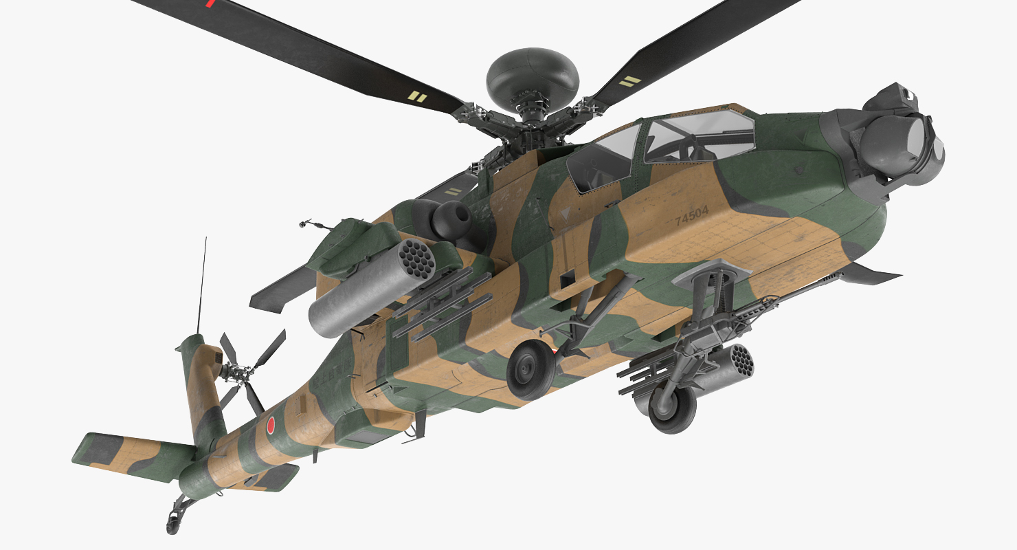 AH 64D Apache Longbow Japan 3D