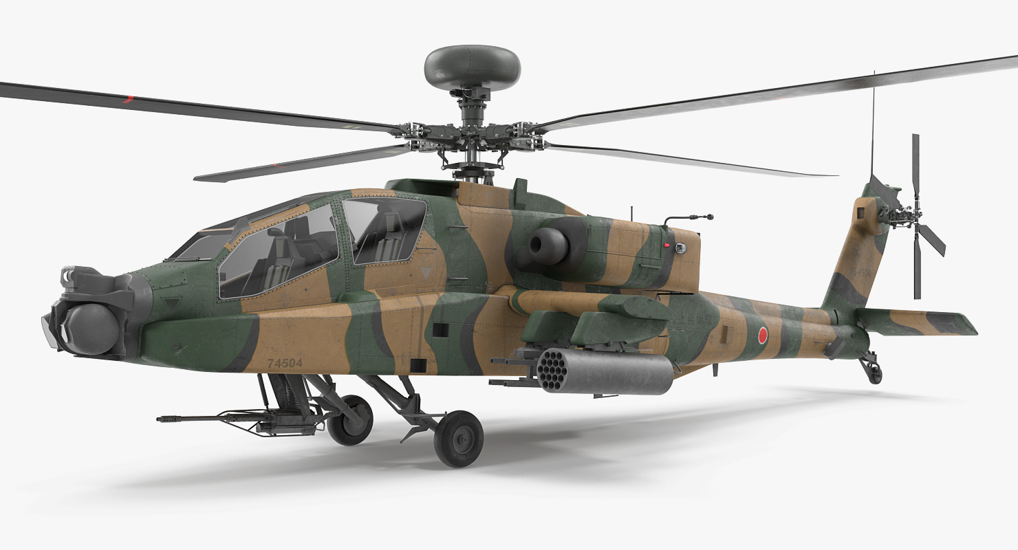 AH 64D Apache Longbow Japan 3D