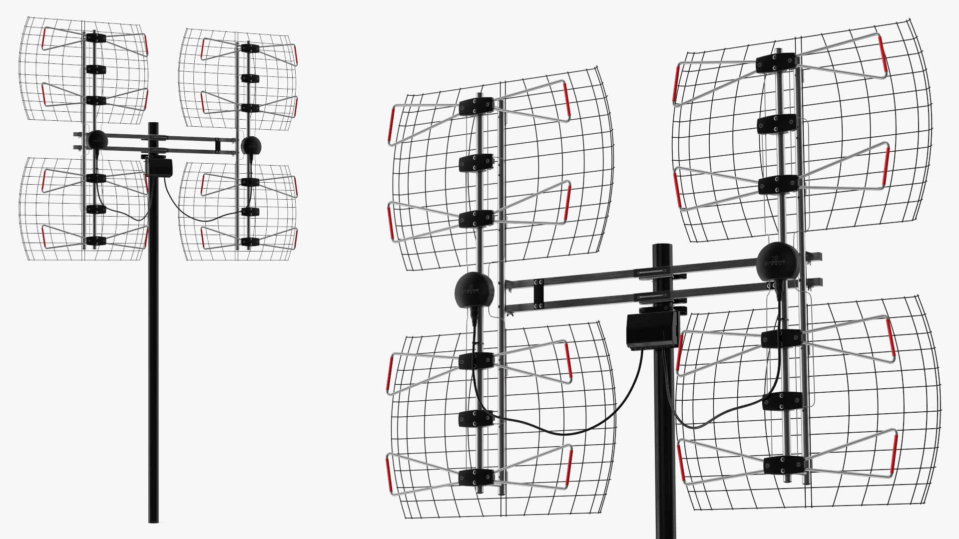 3D Antennas Direct 8 Element Bowtie TV Antenna model