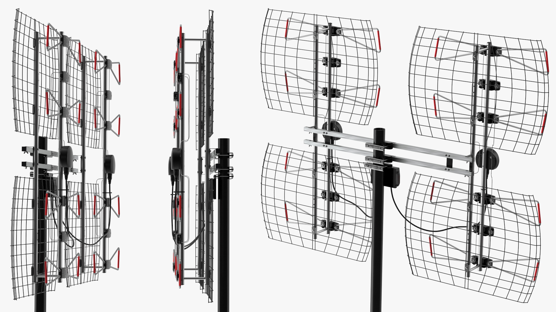 3D Antennas Direct 8 Element Bowtie TV Antenna model