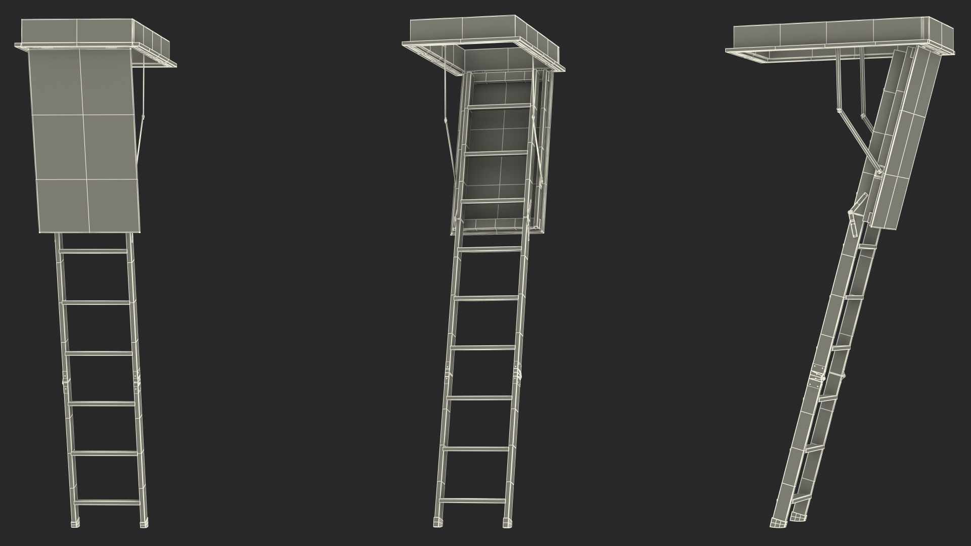 Attic Ladder 3D