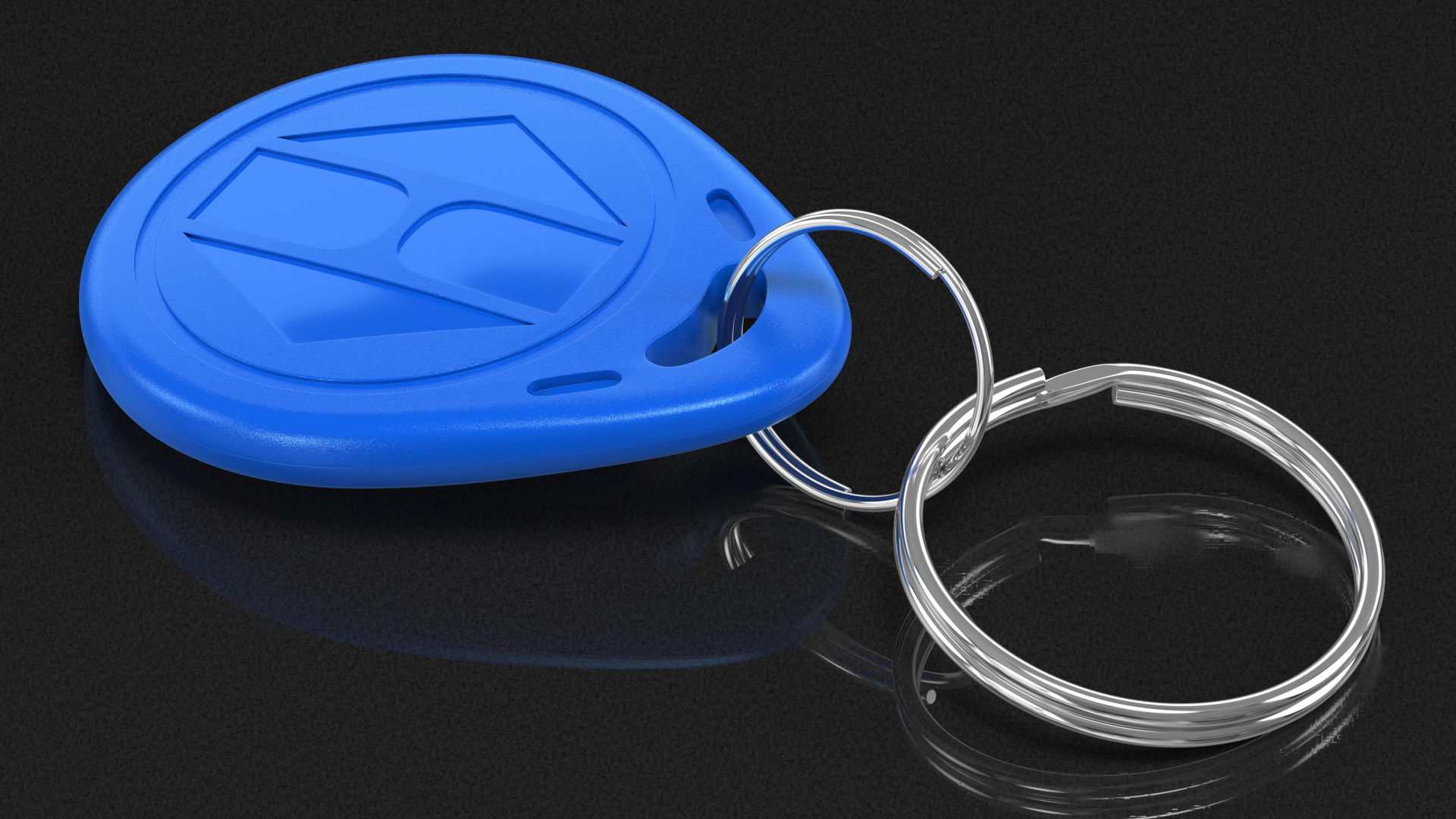 3D model Plastic RFID Key Tag