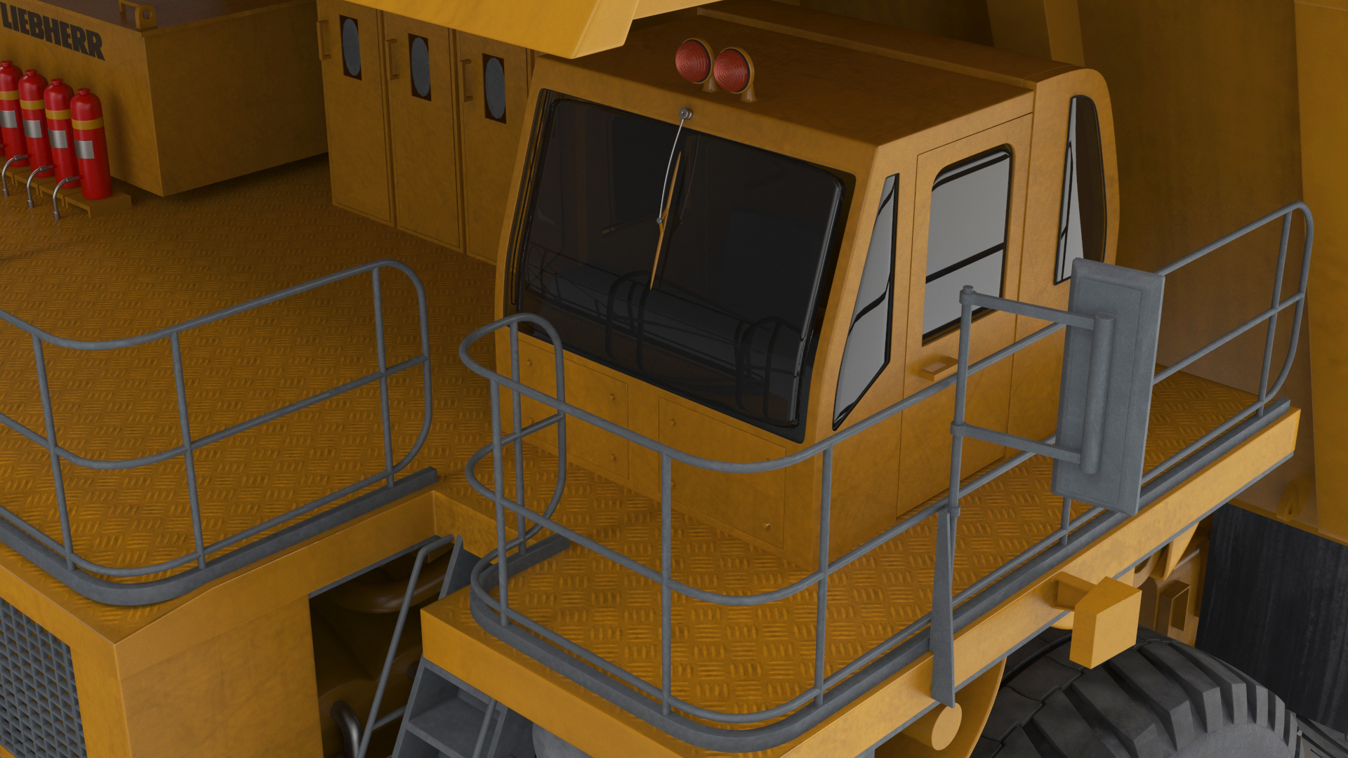 3D Liebherr T 282C Mining Truck model