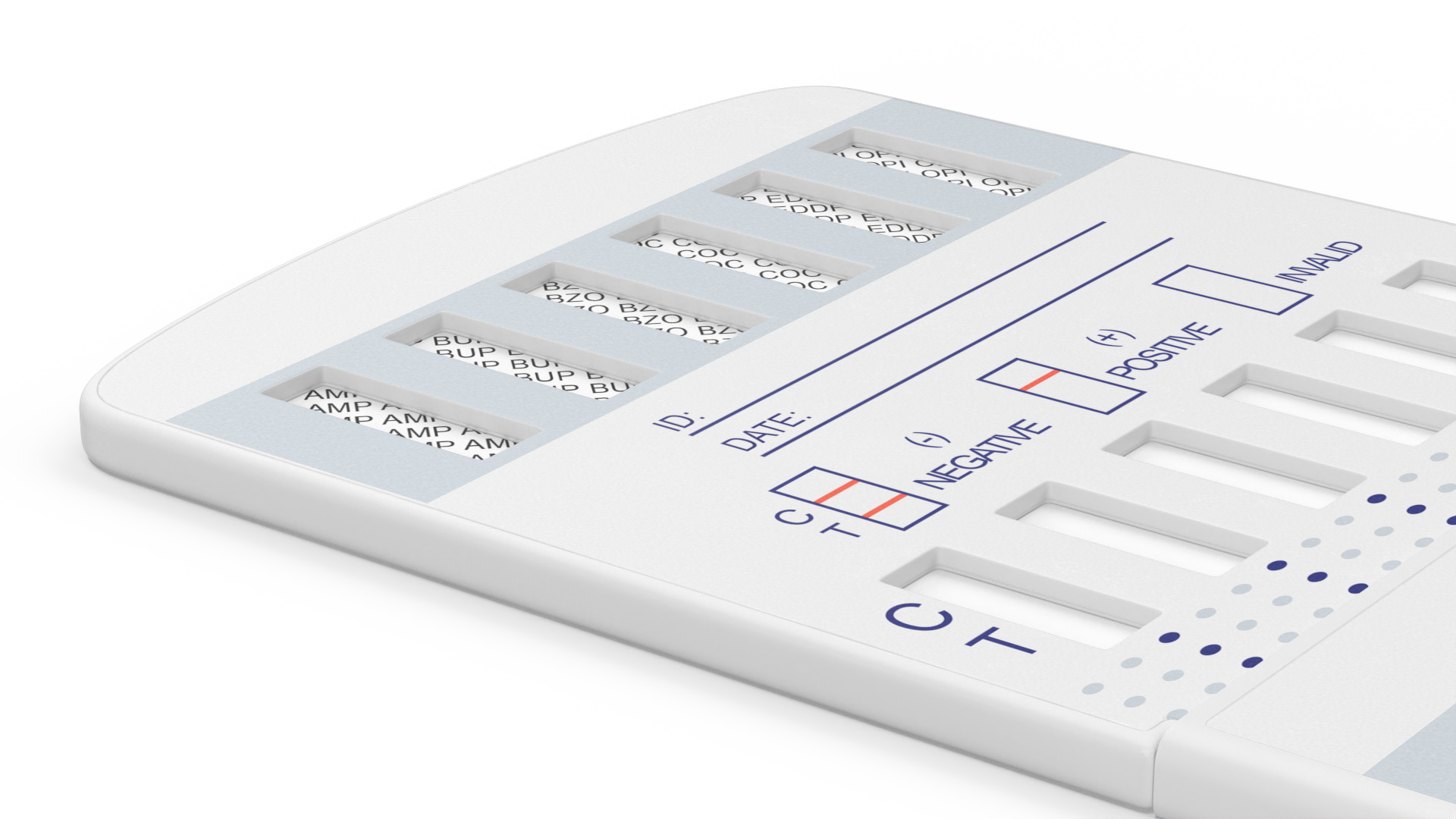 Multi-Drug Testing Kit Closed 3D model