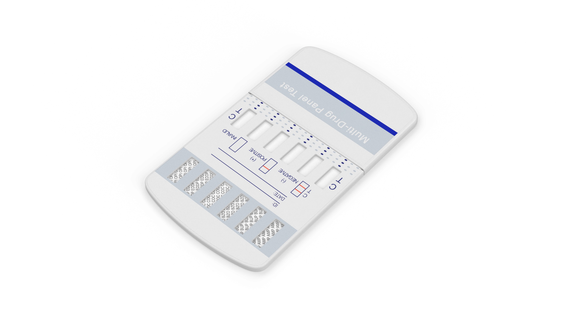 Multi-Drug Testing Kit Closed 3D model