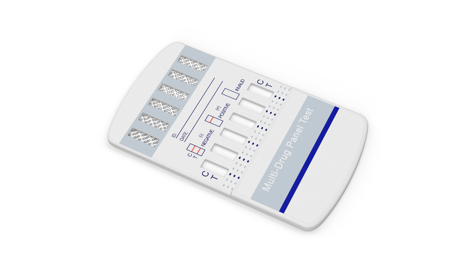 Multi-Drug Testing Kit Closed 3D model